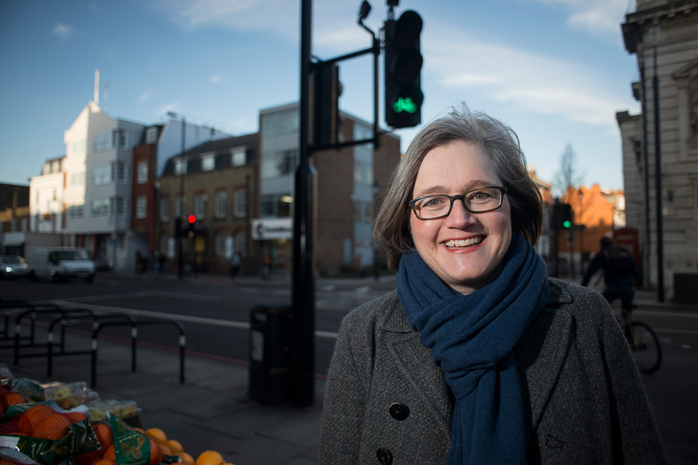 London Assembly Member Caroline Russell - Green Party Parliamentary Candidate for Islington North - Portrait by Chris King